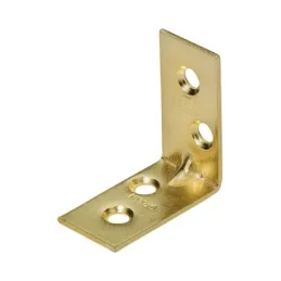 Spojni kutnik 25 x 25 mm - 10 kom / Žuti cink