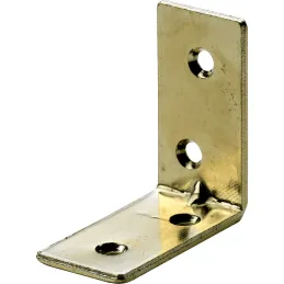 Spojni kutnik 40 x 40 mm - 10 kom / Žuti cink