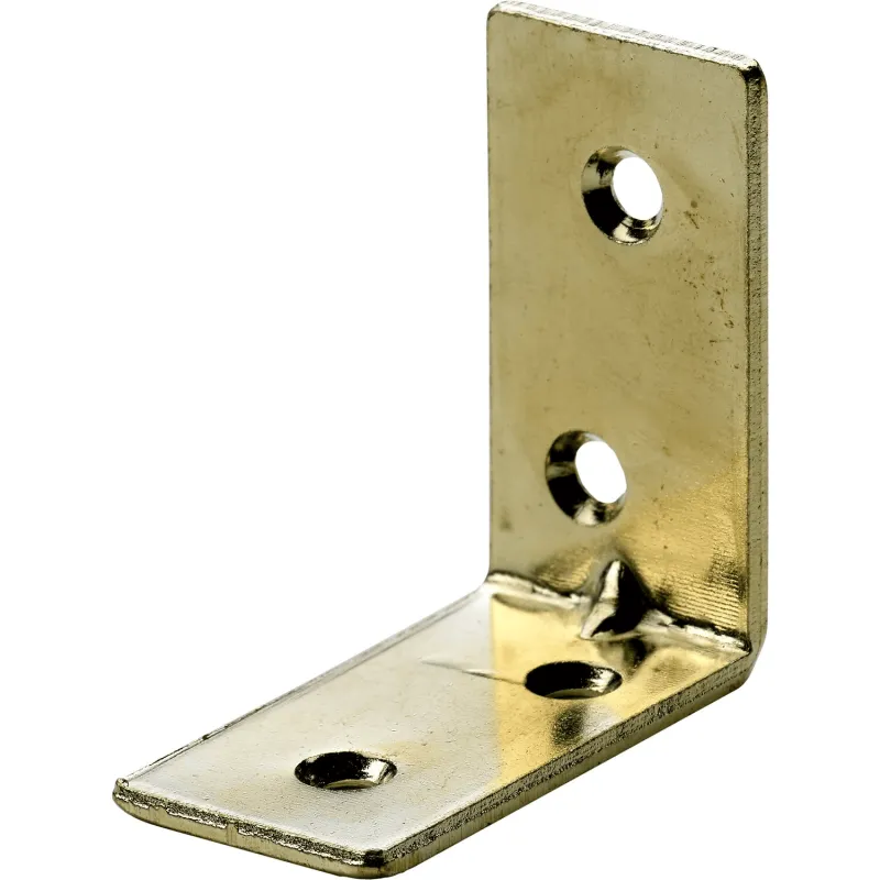 Spojni kutnik 40 x 40 mm - 10 kom / Žuti cink