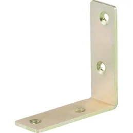 Spojni kutnik 60 x 60 mm - 10 kom / Žuti cink