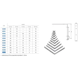 Spojni kutnik 120 x 120 mm - 10 kom / Bijeli cink