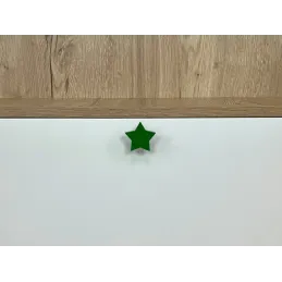 Drvena ručkica STAR / Zelena