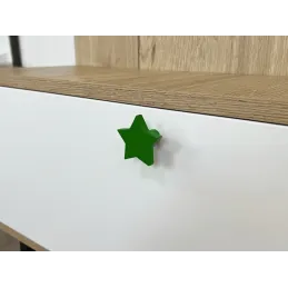 Drvena ručkica STAR / Zelena