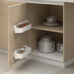 Set visećih polica za vrata / Bijela