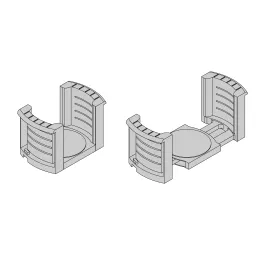Držač za tanjure IDEAL / Siva