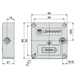 Elektronička brava CAPTURA RFID 13.56Mhz Mifare s protukomponentom A