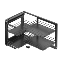 Kutni mehanizam s punim dnom Magic corner / Antracit