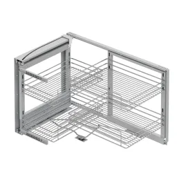 Kutni mehanički uređaj od žice Magic corner / Krom