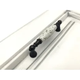 Ručka MOET / Porculan s motivom - starocrna