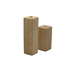 Drvena nogica za namještaj 45x45 AGOS / Lakirani bukva