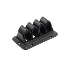 Držač za kabele s 3 reda / Crna mat