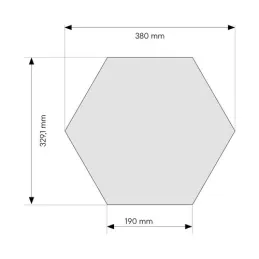 Dekorativni element za zid / Baršunasto zlatni
