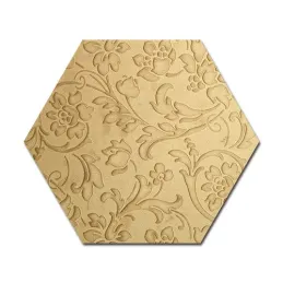 Dekorativni element za zid / Baršunasto zlatni