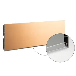 Plastična kuhinjska podnož / Brušena bakrena