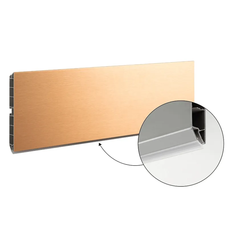 Plastična kuhinjska podnož / Brušena bakrena