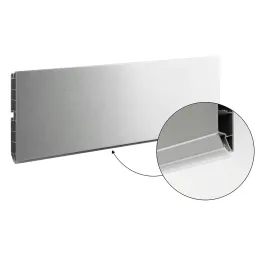 Plastična kuhinjska podnož / Brušeni aluminij