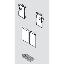 Držač prednje stranice LEGRABOX za unutarnju ladicu "M" / Inox