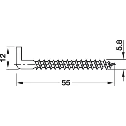 Oprema za vješanje ogledala s kukicom