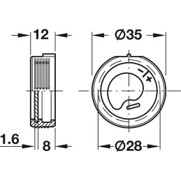 Oprema za vješanje ogledala s kukicom