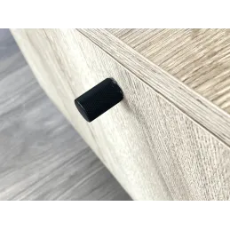 Ručka knopka VALDERO / Crna mat - Antracit