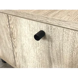 Ručka knopka VALDERO / Crna mat - Antracit