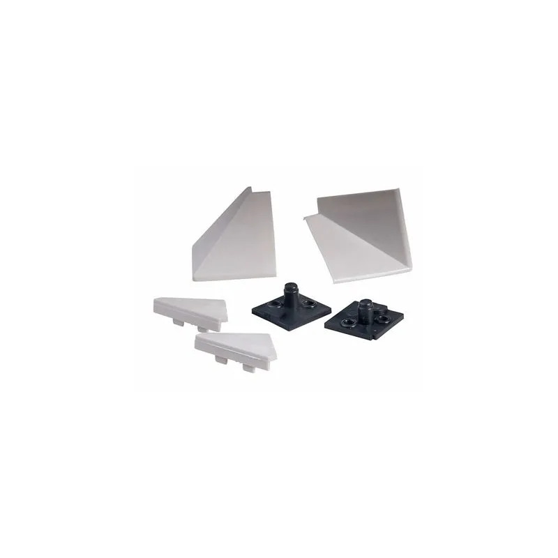 Set krajnjih završetaka za brtvenu letvicu L220 / Siva