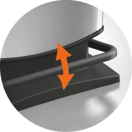 Koš za smeće PASSO 40 L / Bijeli