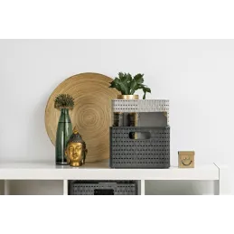 Spremnik za pohranu ratan A3-28L / Bijela