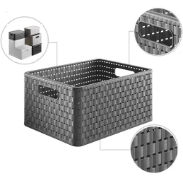 Spremnik za pohranu ratan A3-28L / Bijela