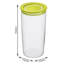 Kutija za hranu 1,2L / Prozirna - žuta