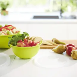 Plastična zdjela s poklopcem CARUBA 1,8L / Zelena