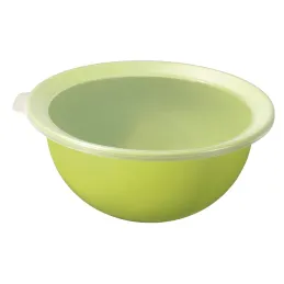 Plastična zdjela s poklopcem CARUBA 1,8L / Zelena