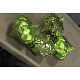 Set visećih ukrasa DIAMANT - 4 kom / Zelena