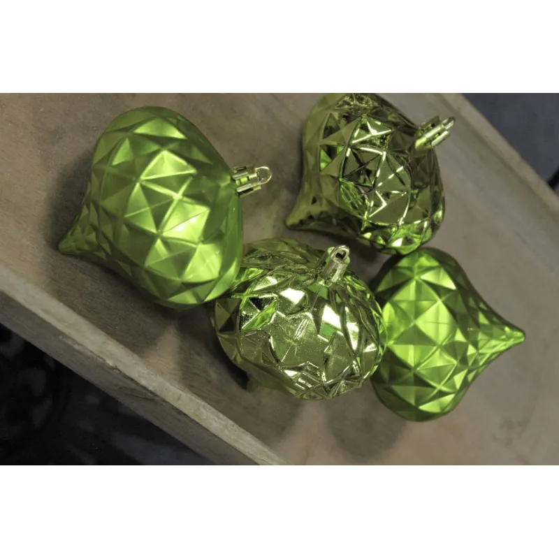 Set visećih ukrasa DIAMANT - 4 kom / Zelena