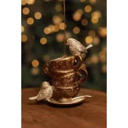 Božićna figurica za bor CUP / Zlatna