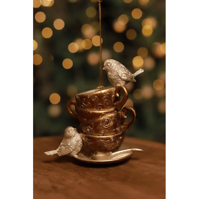 Božićna figurica za bor CUP / Zlatna