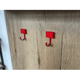 Dječja vješalica LEGO / Crvena