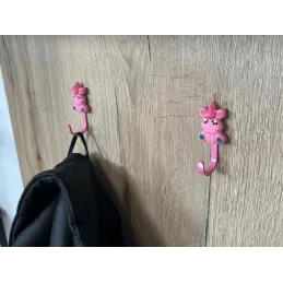 Dječja vješalica UNICORN / Ružičasta