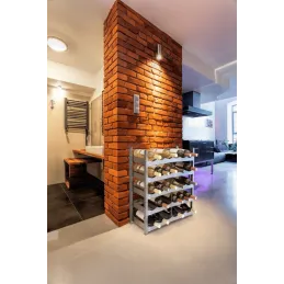 Stalak za vino ELEGANCIA / Siva