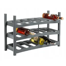 Stalak za vino ELEGANCIA / Siva