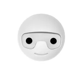 Dječja vješalica ROBOT / Bijela