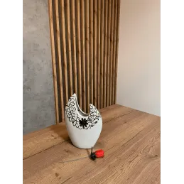 Keramička vaza MAGIC / Bijela