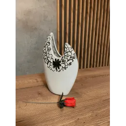 Keramička vaza MAGIC / Bijela