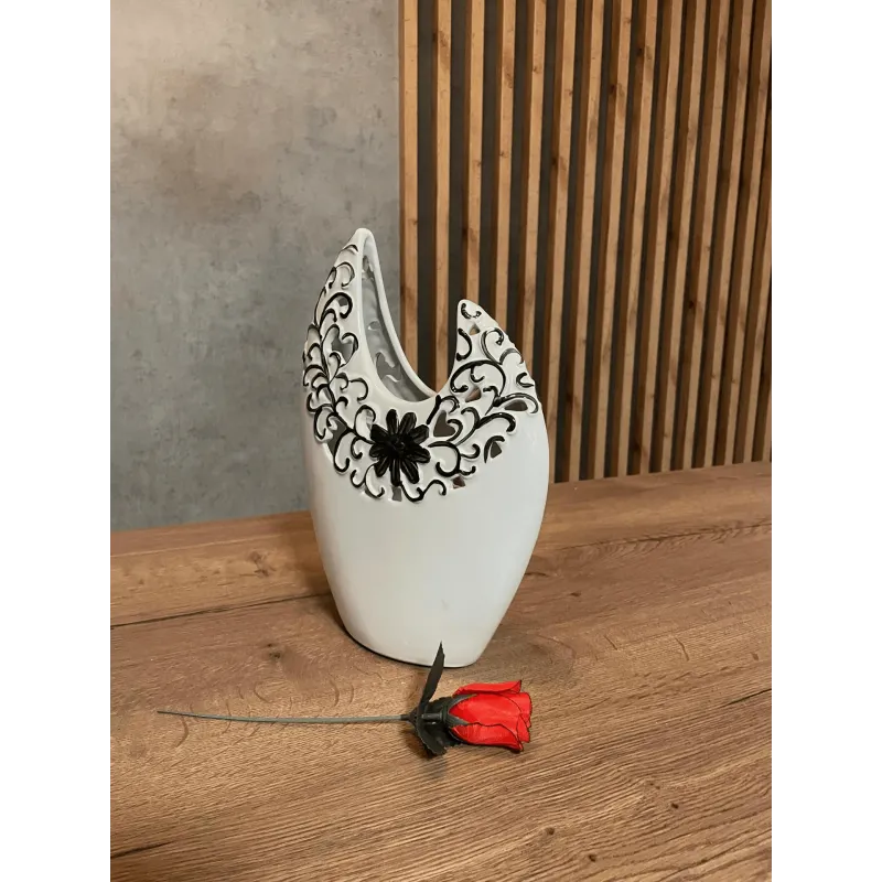 Keramička vaza MAGIC / Bijela