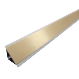 Tesnička letvica L20/T Zlatna brušena