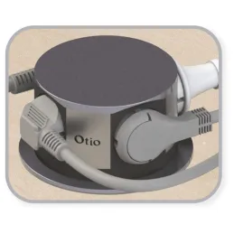 Izvlačna električna utičnica OTIO LIFT / Aluminij