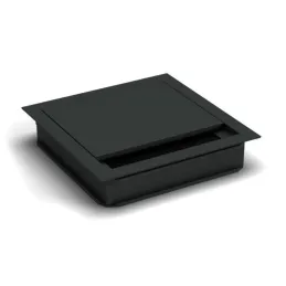 Prolaz za kabele VIDAL 120 x 120 mm s prigušenjem / Crna