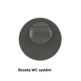 Rozetna kvaka GRACE / ANTRACIT