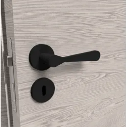 Rozetna kvaka AISHA / Crna mat