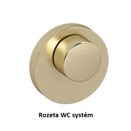 Rozetna kvaka AISHA / Zlatno mat